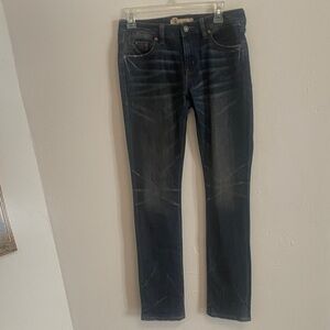 Rock Revival Dark Blue Straight Leg Jeans